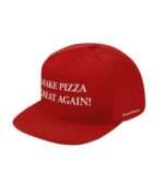 Caps med snapback og make pizza great again tekst