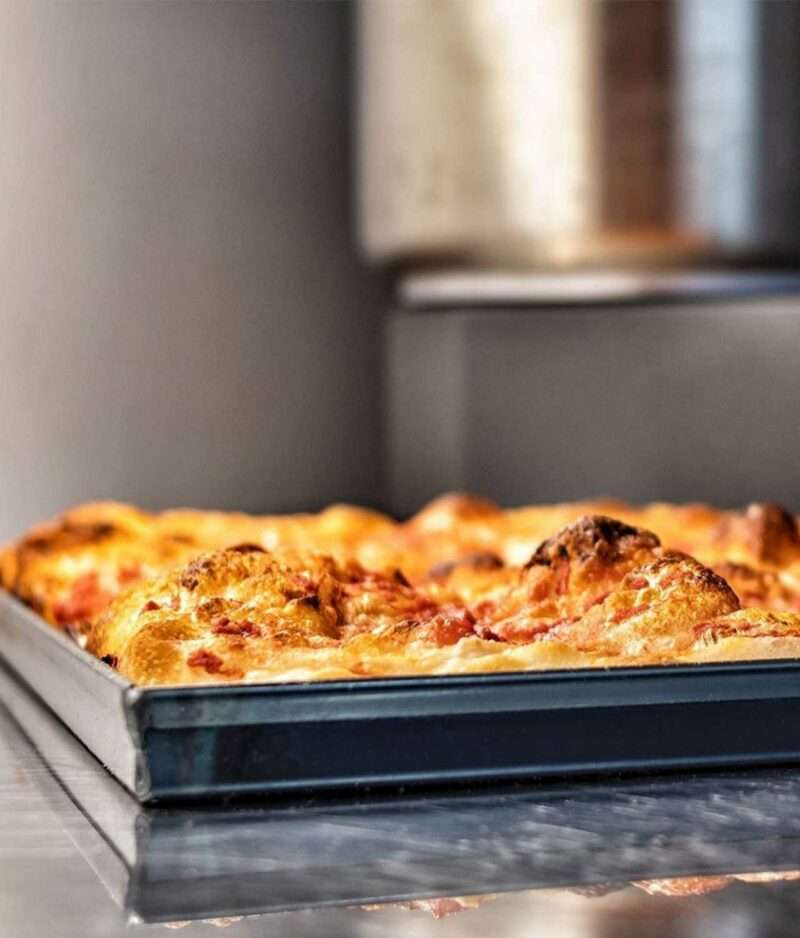 Siciliansk pizza panne i karbonstål